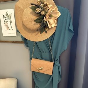 Kentucky Derby Dress, hat and purse